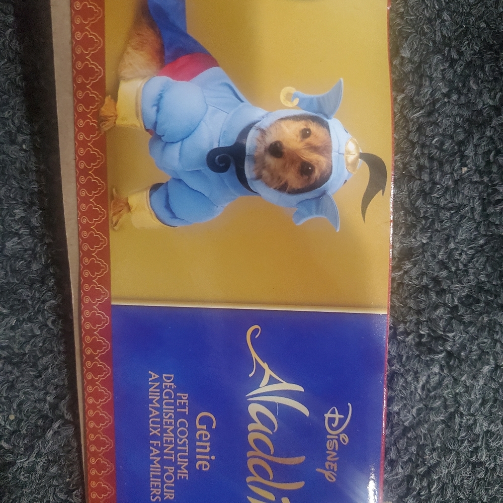 Genie Costume for dog pet Disney